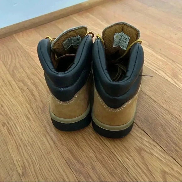 Timberland Kids Boys Field Lace Up Tan Boot Outdoor Heavyduty Size 1 Youth - Picture 5 of 7